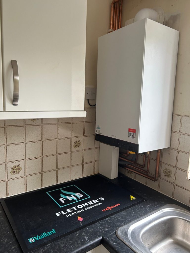 viessmann combination boiler install