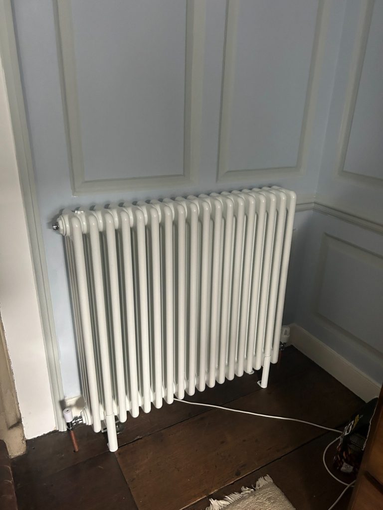 White column radiator